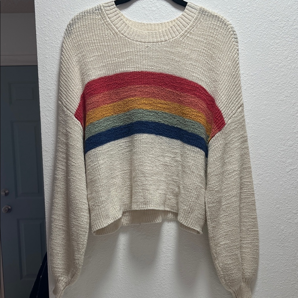 Colorful Striped Women's Sweater